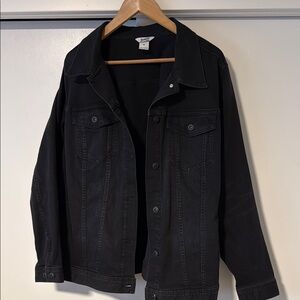 Duluth Trading Black Denim Jacket